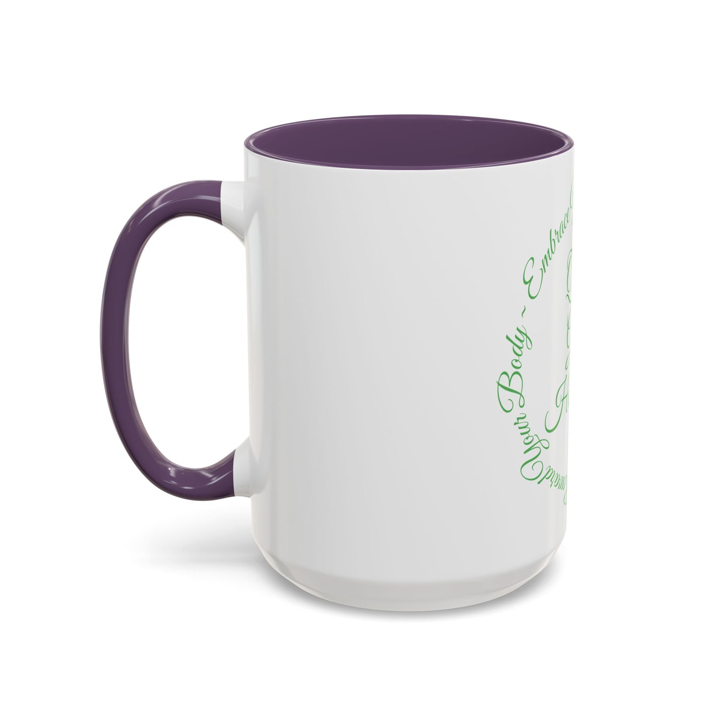 "Embrace Your Natural" Accent Coffee Mug (11, 15oz)