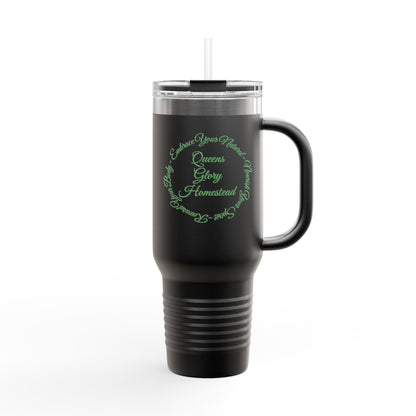 "Embrace Your Natural" Insulated Travel Mug, 40oz