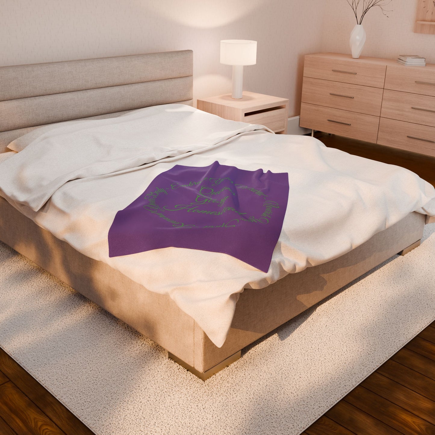 "Embrace Your Natural" Velveteen Plush Blanket