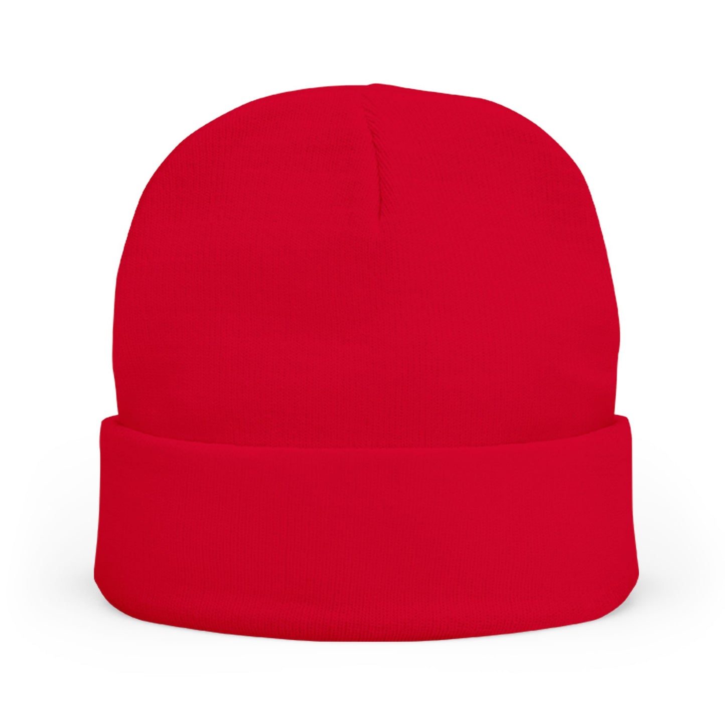 "QGH" Embroidered Knit Beanie Embroidered