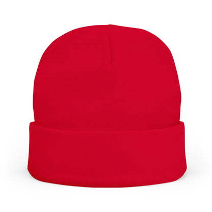 "QGH" Embroidered Knit Beanie Embroidered