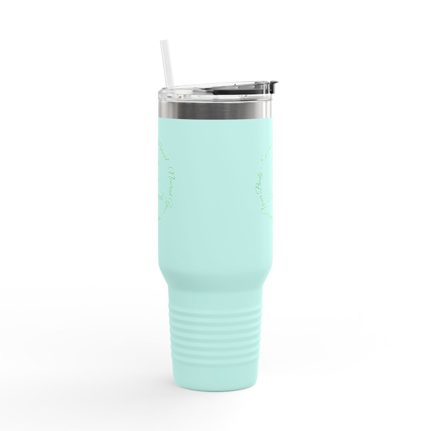 "Embrace Your Natural" Insulated Travel Mug, 40oz