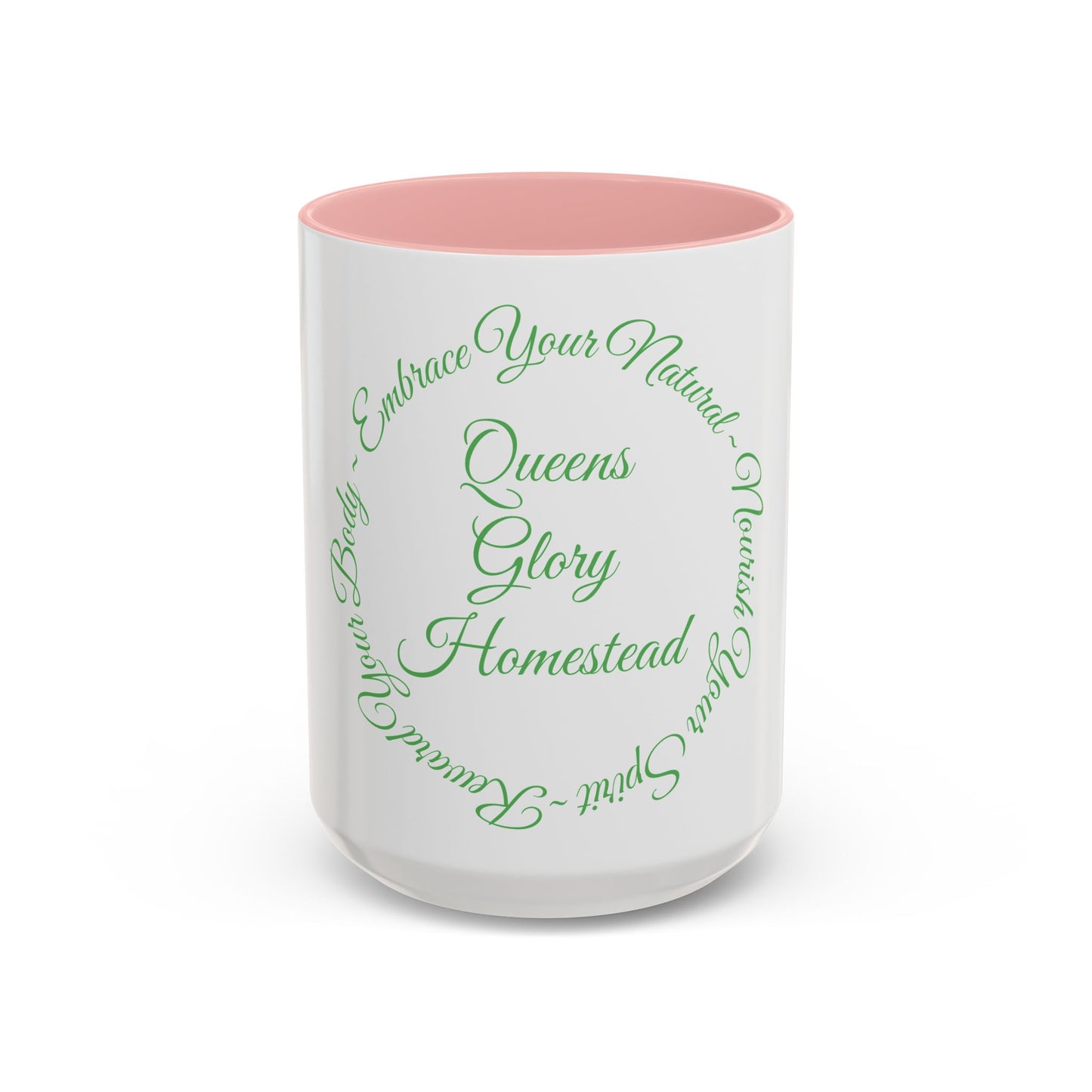 "Embrace Your Natural" Accent Coffee Mug (11, 15oz)