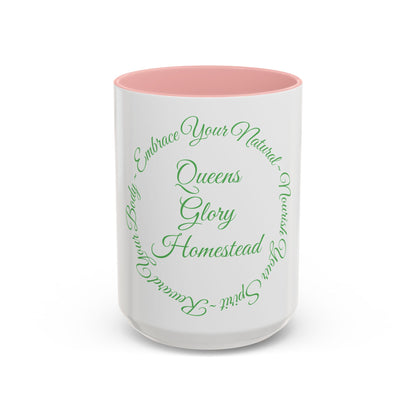 "Embrace Your Natural" Accent Coffee Mug (11, 15oz)