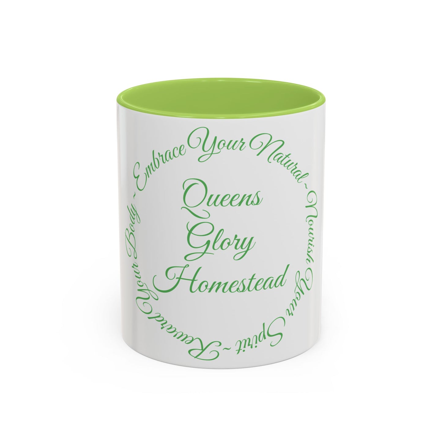 "Embrace Your Natural" Accent Coffee Mug (11, 15oz)