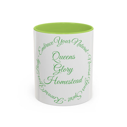 "Embrace Your Natural" Accent Coffee Mug (11, 15oz)