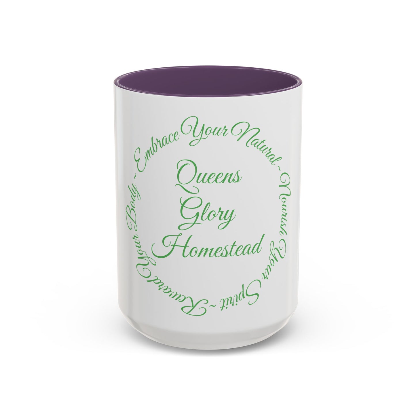 "Embrace Your Natural" Accent Coffee Mug (11, 15oz)