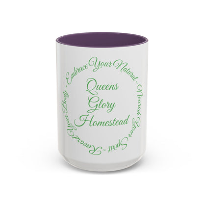 "Embrace Your Natural" Accent Coffee Mug (11, 15oz)