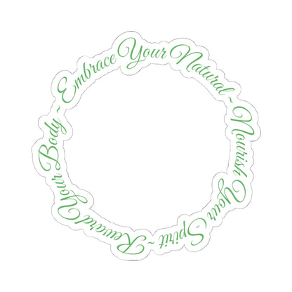 "Embrace Your Natural" Sticker