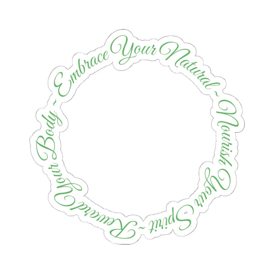 "Embrace Your Natural" Sticker