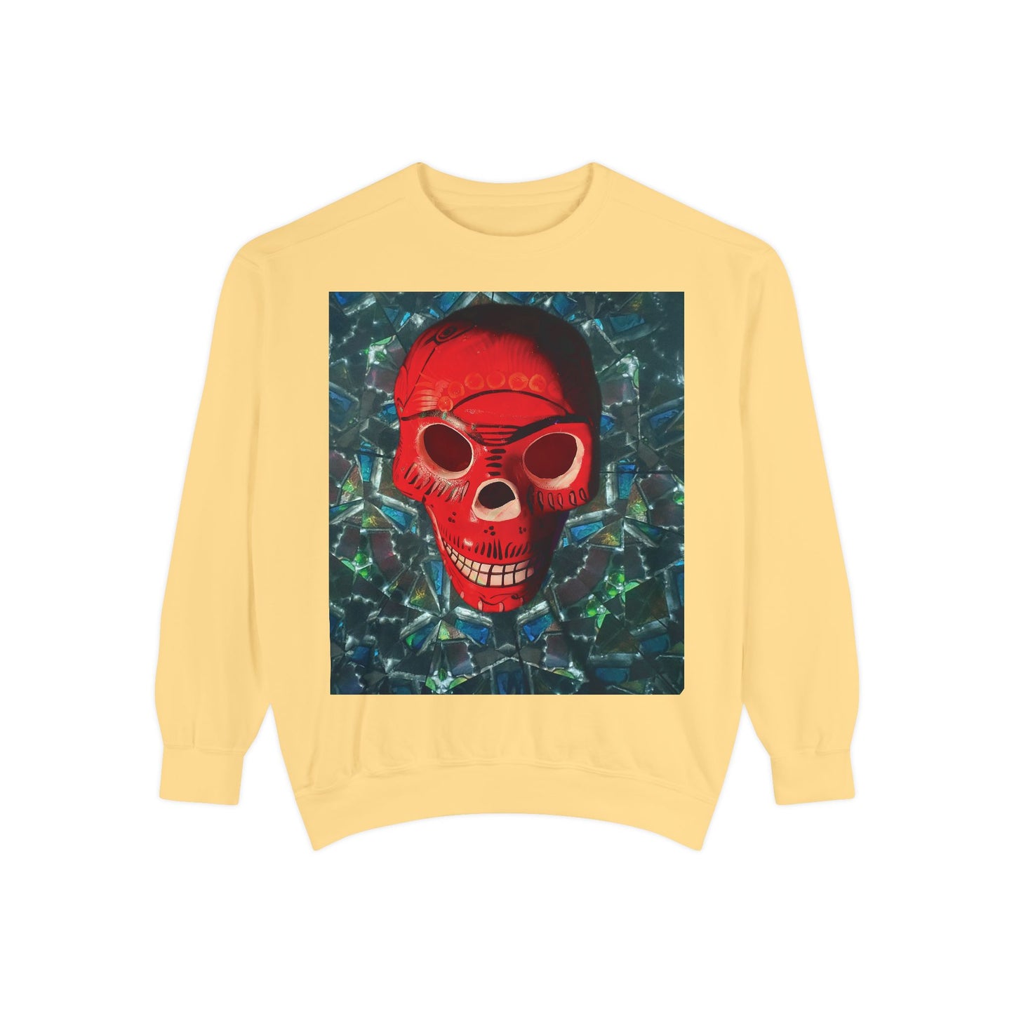 "Dia de los Muertos" Garment-Dyed Sweatshirt