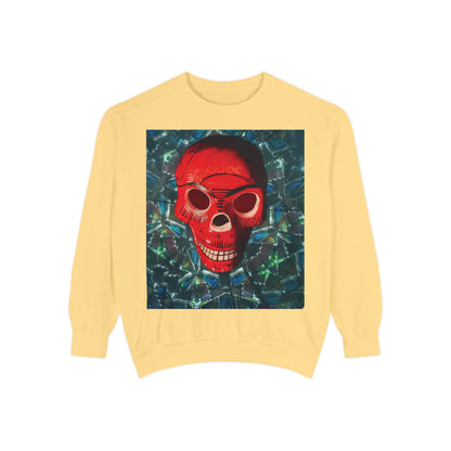"Dia de los Muertos" Garment-Dyed Sweatshirt