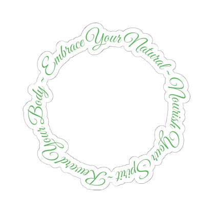 "Embrace Your Natural" Sticker