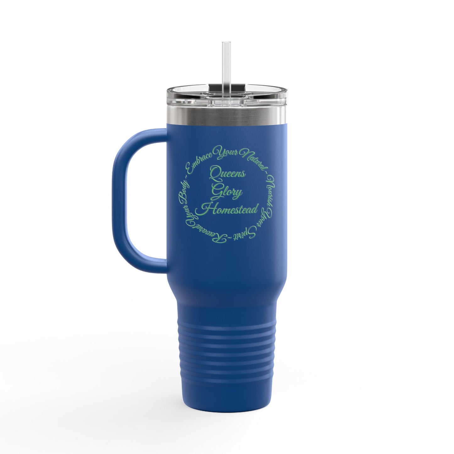 "Embrace Your Natural" Insulated Travel Mug, 40oz