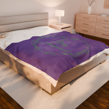 "Embrace Your Natural" Velveteen Plush Blanket
