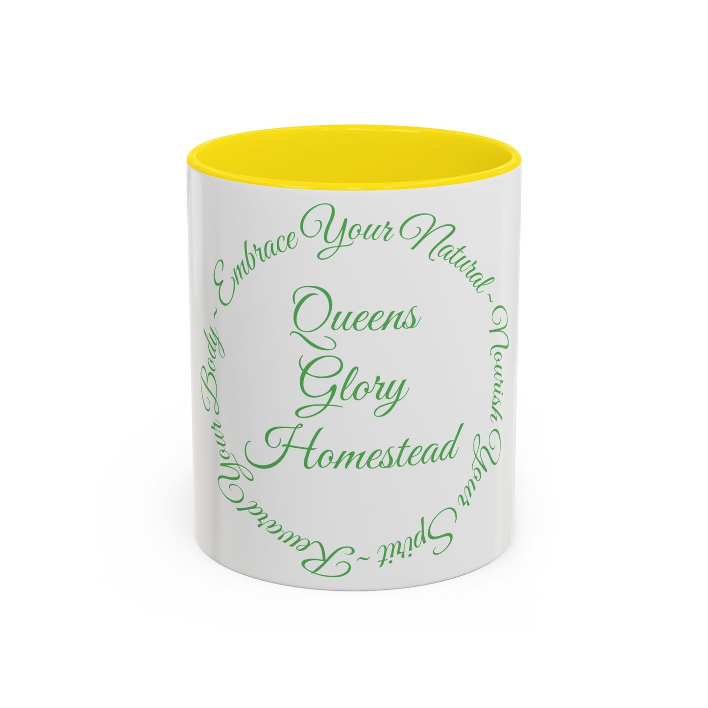 "Embrace Your Natural" Accent Coffee Mug (11, 15oz)