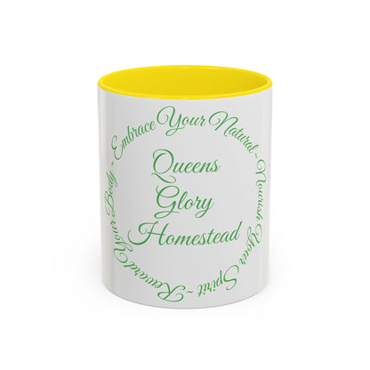 "Embrace Your Natural" Accent Coffee Mug (11, 15oz)