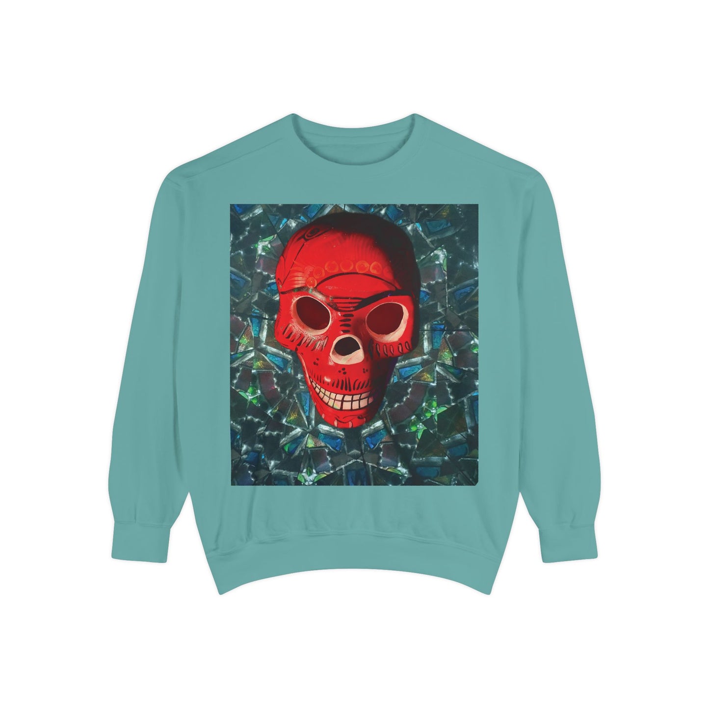 "Dia de los Muertos" Garment-Dyed Sweatshirt