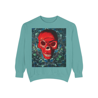 "Dia de los Muertos" Garment-Dyed Sweatshirt