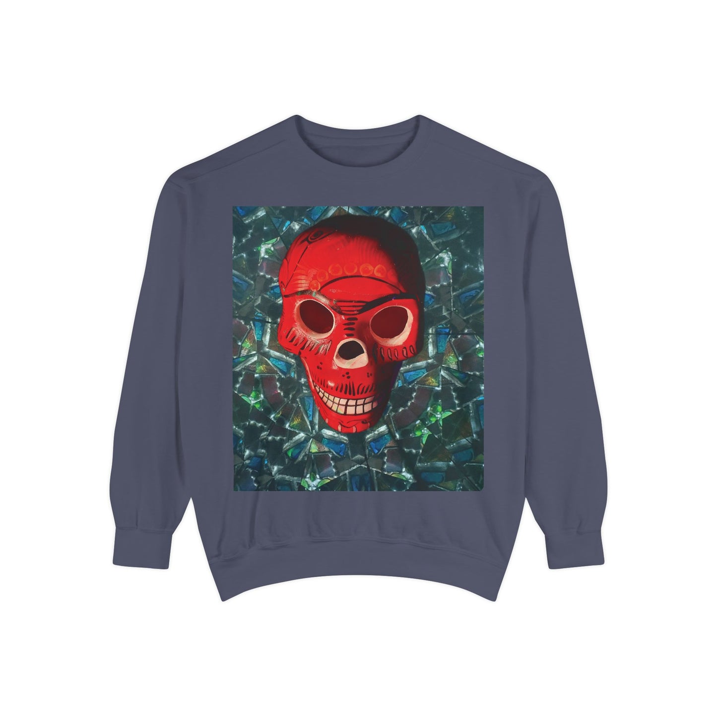 "Dia de los Muertos" Garment-Dyed Sweatshirt