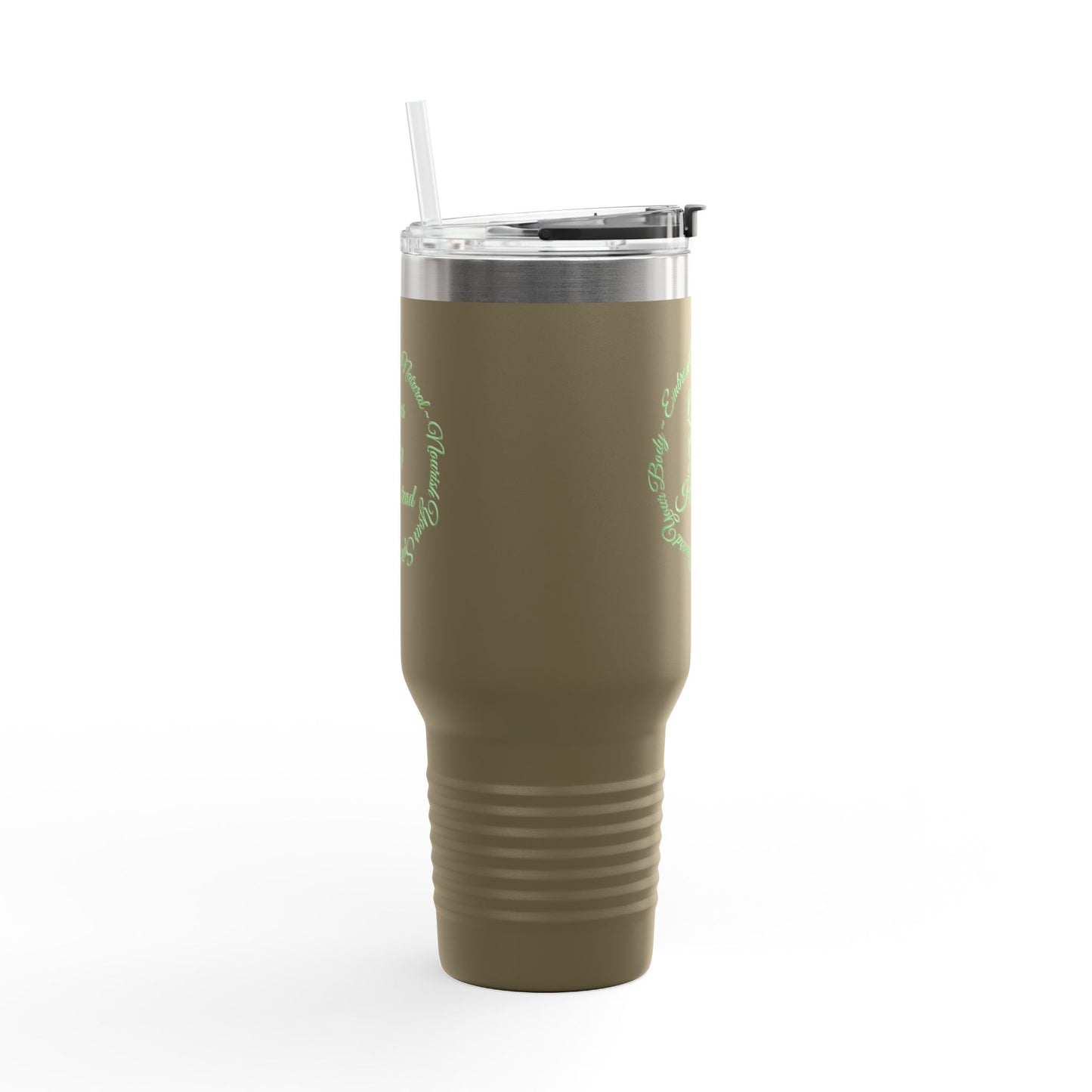 "Embrace Your Natural" Insulated Travel Mug, 40oz