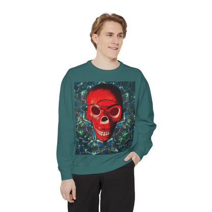 "Dia de los Muertos" Garment-Dyed Sweatshirt