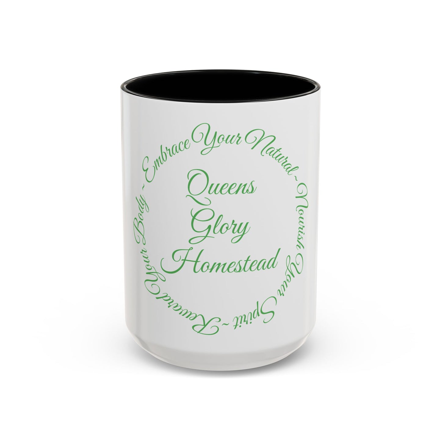 "Embrace Your Natural" Accent Coffee Mug (11, 15oz)