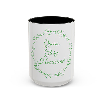 "Embrace Your Natural" Accent Coffee Mug (11, 15oz)