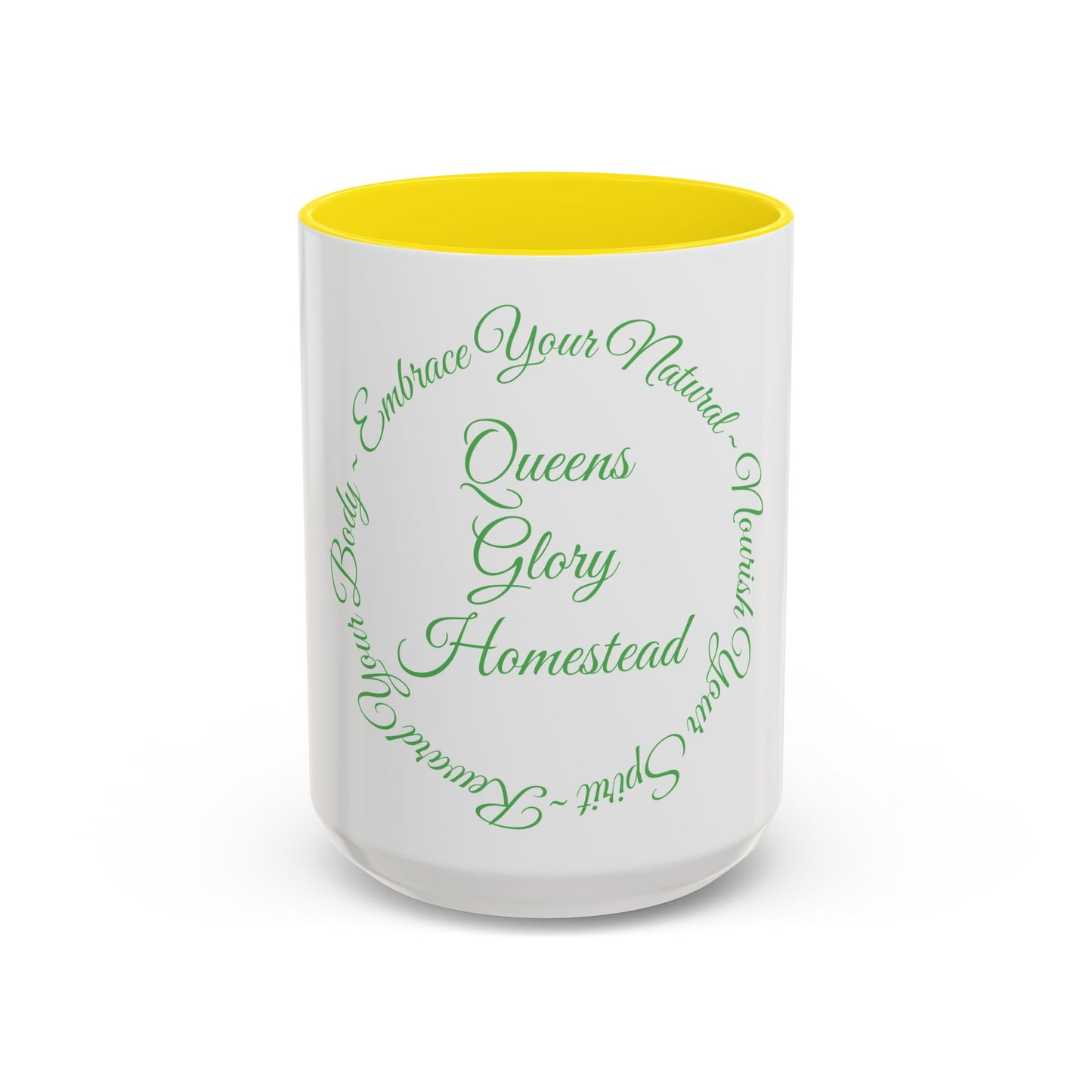 "Embrace Your Natural" Accent Coffee Mug (11, 15oz)