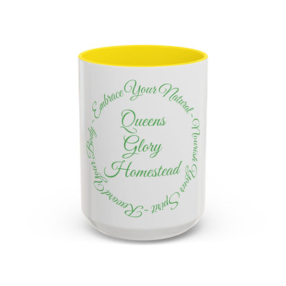 "Embrace Your Natural" Accent Coffee Mug (11, 15oz)