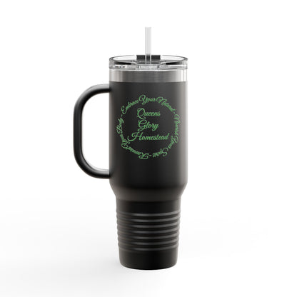 "Embrace Your Natural" Insulated Travel Mug, 40oz