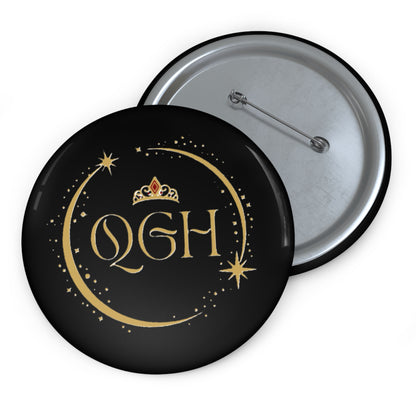 "QGH" Pin Buttons (Black)