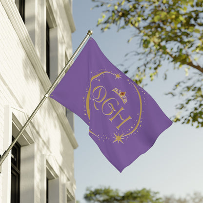 "QGH Royal Purple" Double Sided Flag