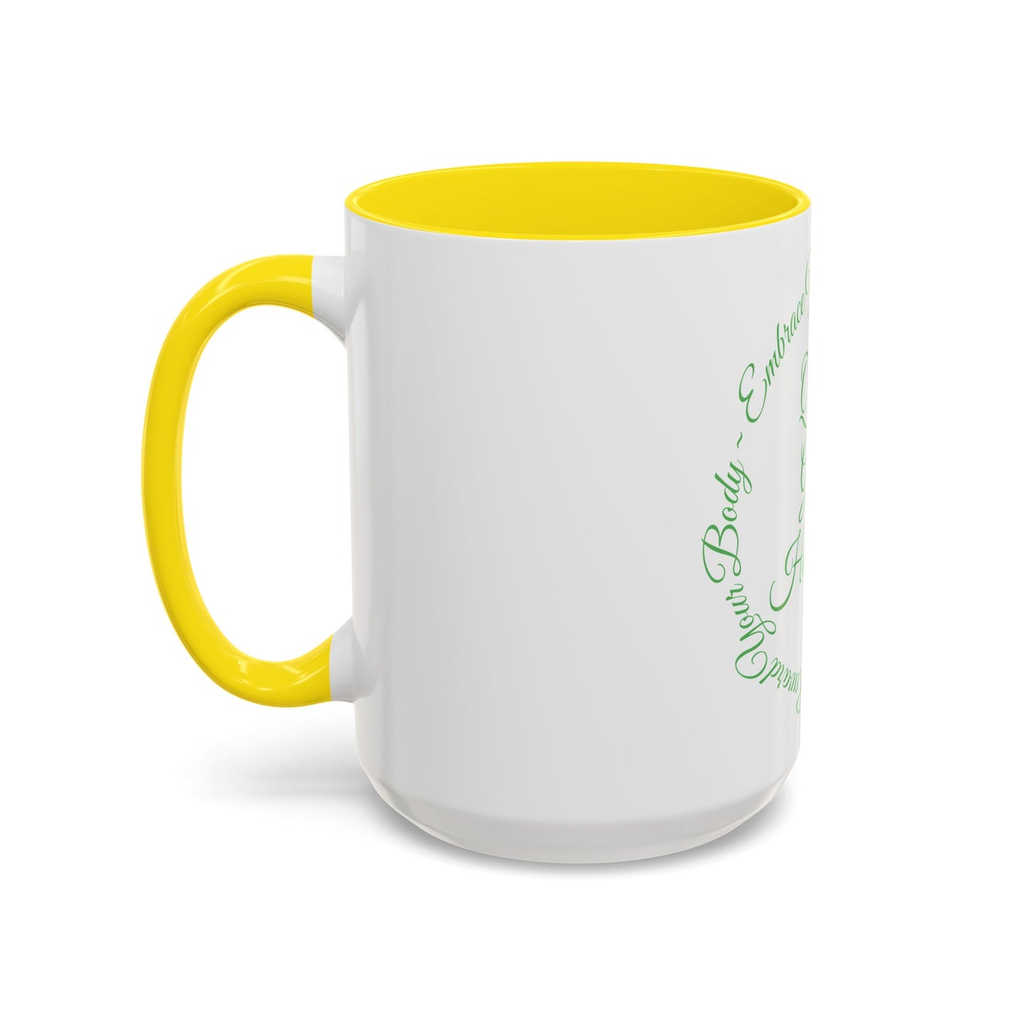"Embrace Your Natural" Accent Coffee Mug (11, 15oz)