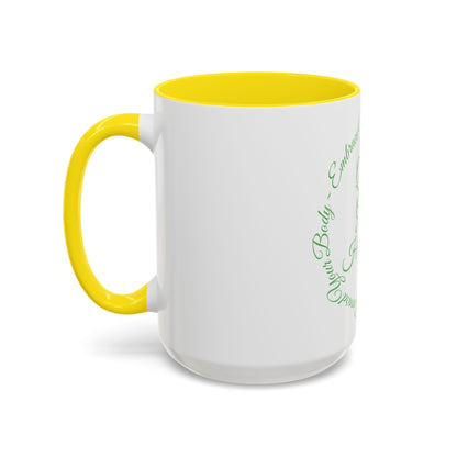 "Embrace Your Natural" Accent Coffee Mug (11, 15oz)