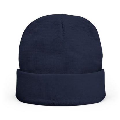 "QGH" Embroidered Knit Beanie Embroidered