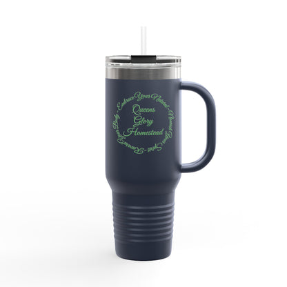 "Embrace Your Natural" Insulated Travel Mug, 40oz