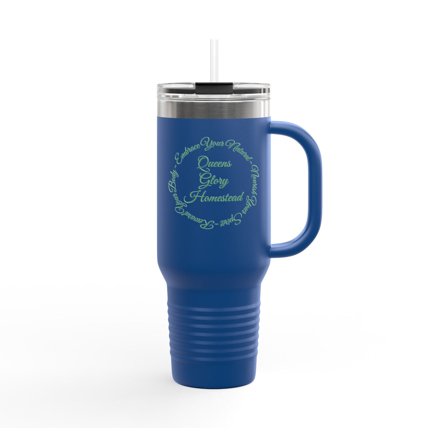 "Embrace Your Natural" Insulated Travel Mug, 40oz