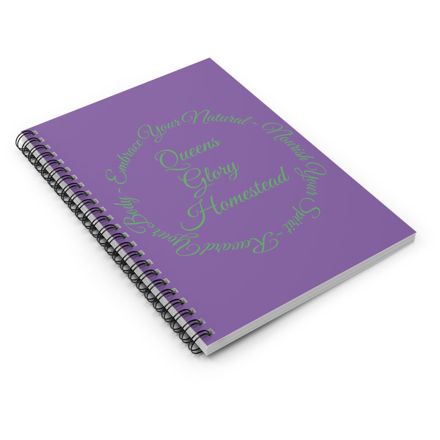 "Embrace Your Natural" Spiral Notebook