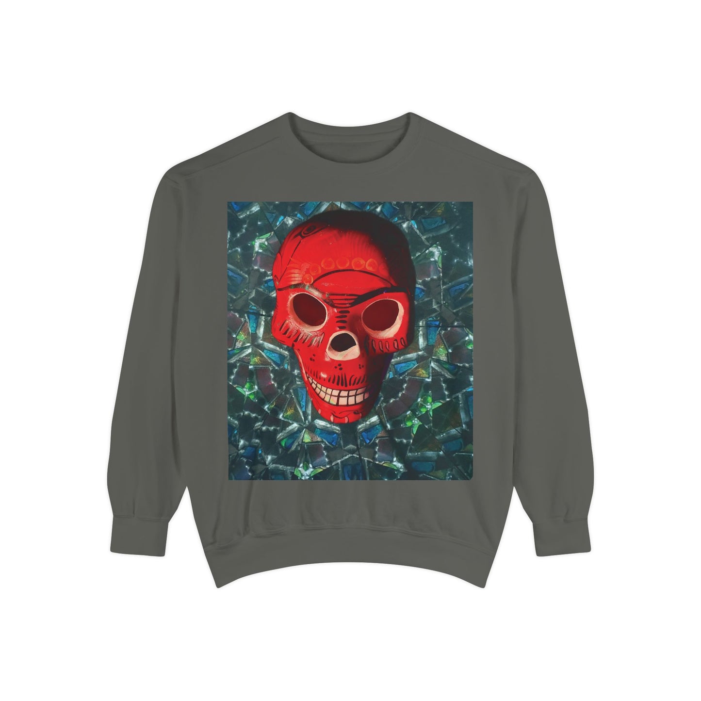 "Dia de los Muertos" Garment-Dyed Sweatshirt