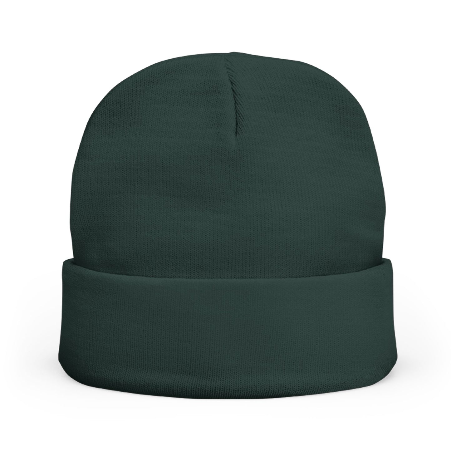 "QGH" Embroidered Knit Beanie Embroidered