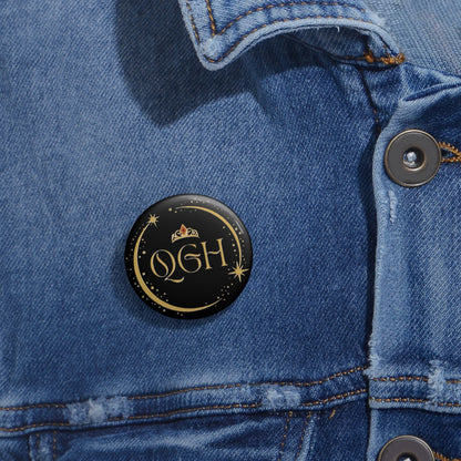 "QGH" Pin Buttons (Black)