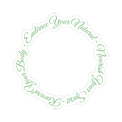 "Embrace Your Natural" Sticker