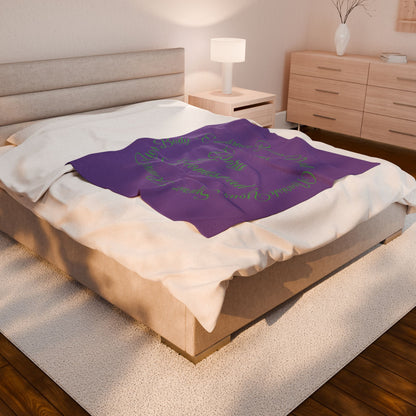 "Embrace Your Natural" Velveteen Plush Blanket