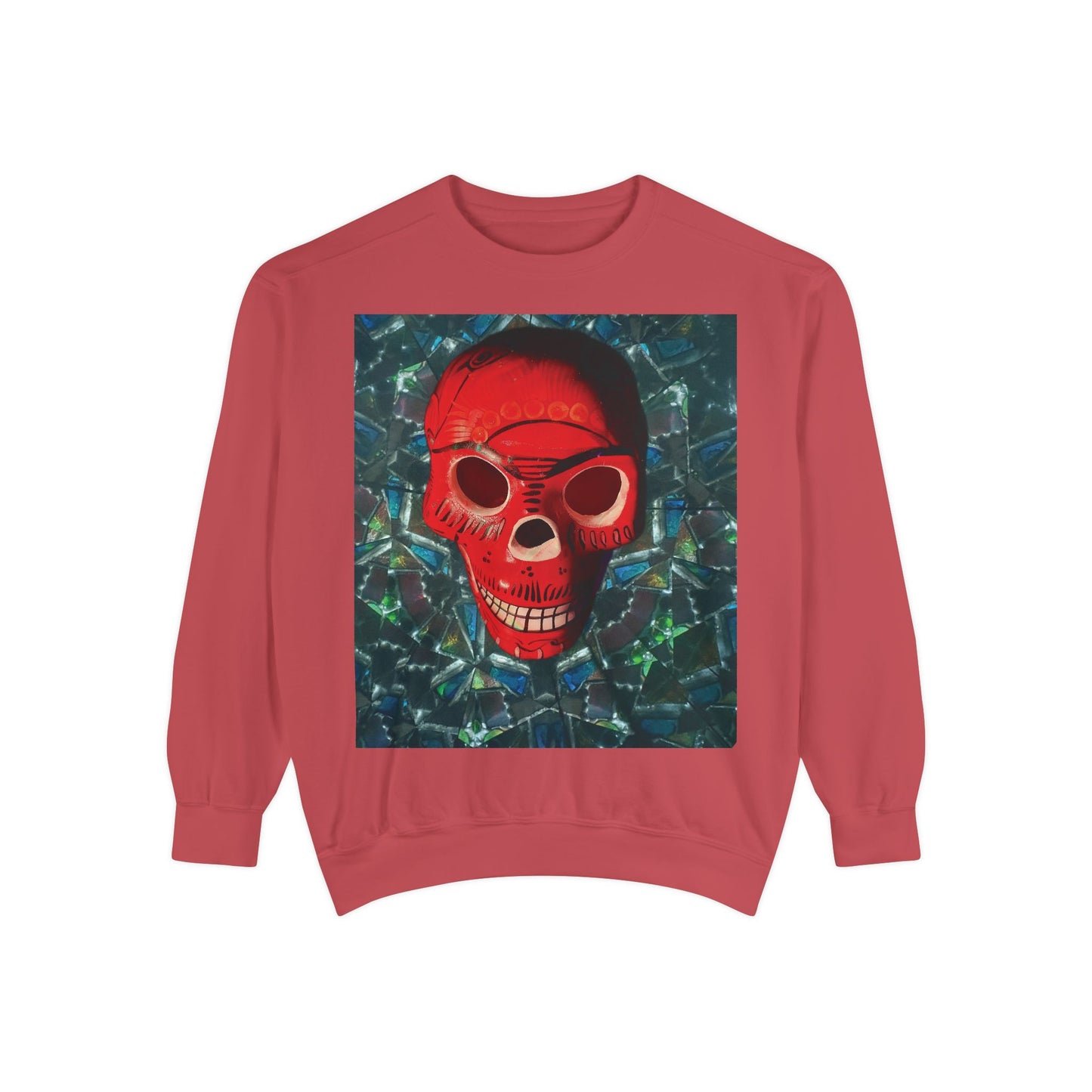 "Dia de los Muertos" Garment-Dyed Sweatshirt