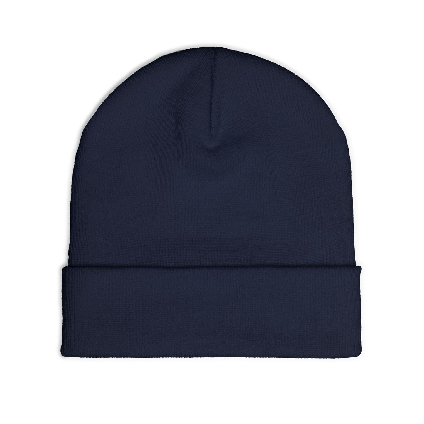 "QGH" Embroidered Knit Beanie Embroidered