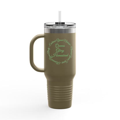 "Embrace Your Natural" Insulated Travel Mug, 40oz