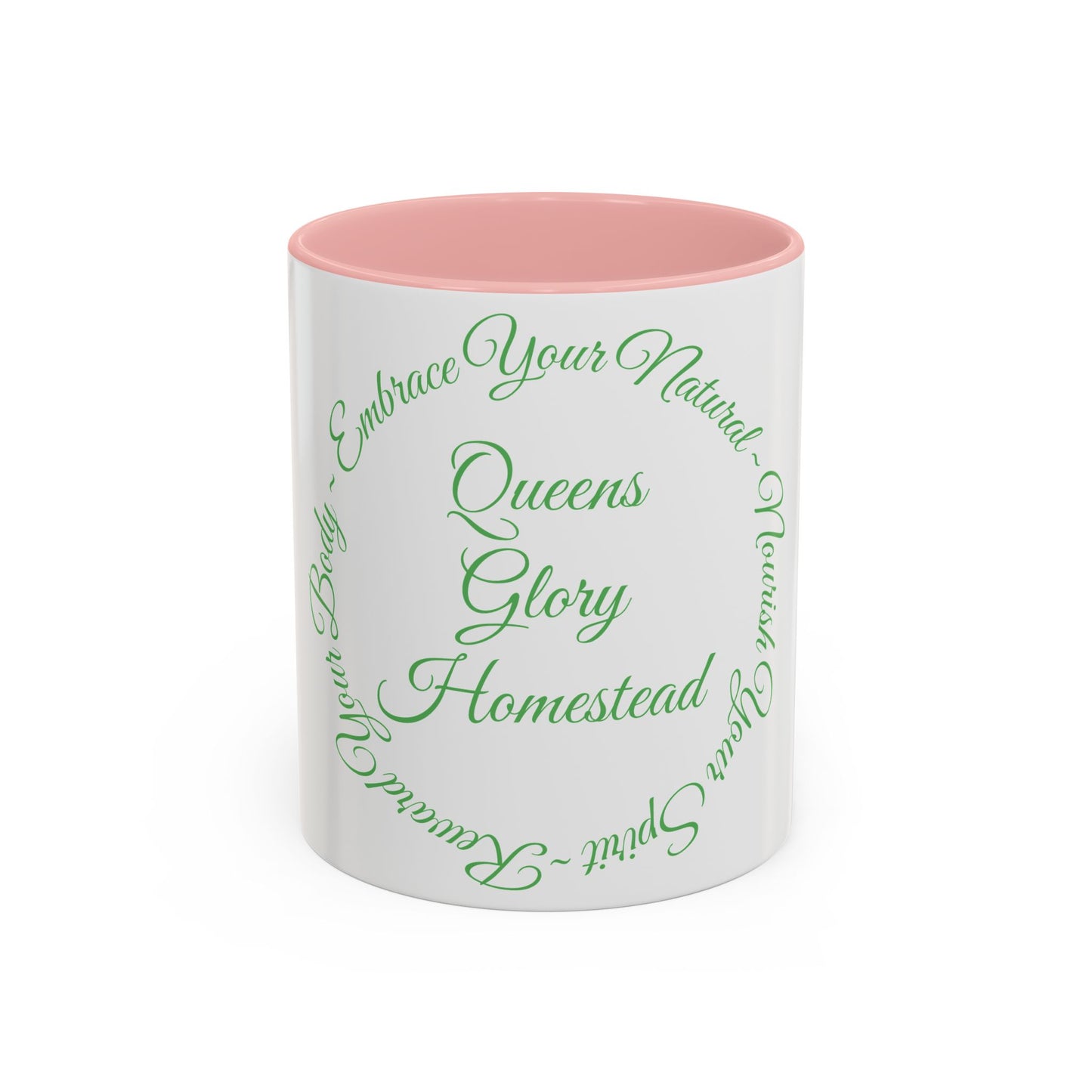 "Embrace Your Natural" Accent Coffee Mug (11, 15oz)