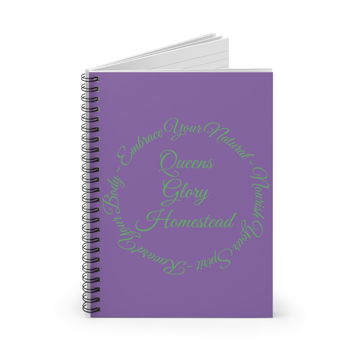 "Embrace Your Natural" Spiral Notebook