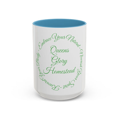 "Embrace Your Natural" Accent Coffee Mug (11, 15oz)